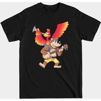 T-shirt noir pour hommes Banjo Kazooie