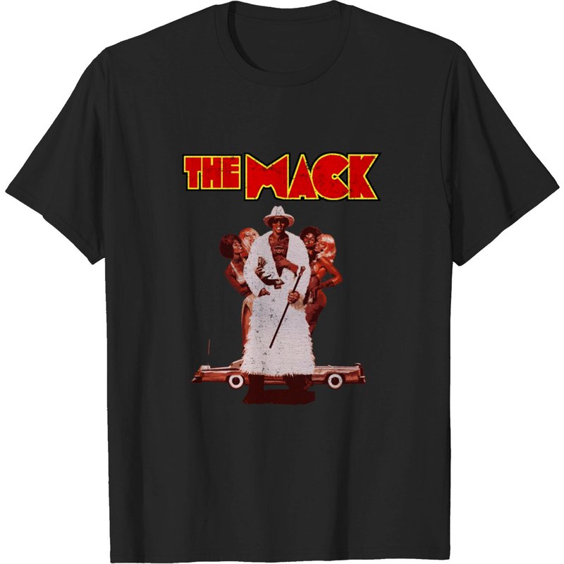 T-shirt Vintage The Mack pour Hommes - Noir — T-shirts pour hommes