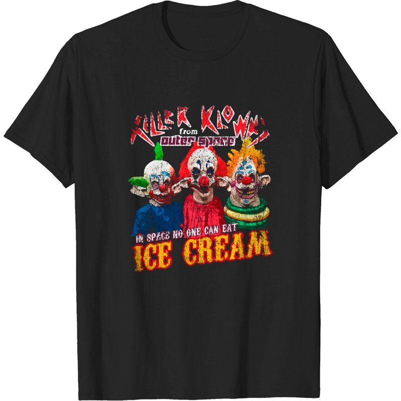 Killer Klowns From Outer Space Faded Distressed Men's T-Shirt — Mens T Shirts