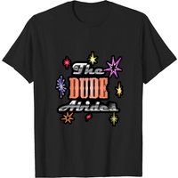 T-shirt Noir pour Hommes The Dude Abides