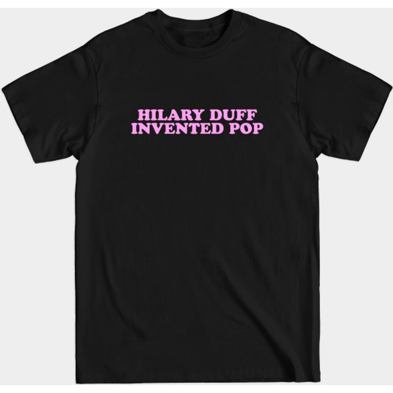 Hilary Duff The Queen of Pop Men's T-Shirt — Mens T Shirts