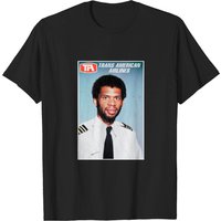 T-shirt pilote de ligne Roger Murdock Trans American Airlines — T-shirts pour hommes