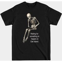T-shirt pour hommes : Waiting For Something To Happen On Oak Island — T-shirts pour hommes