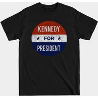 T-shirt Vintage Kennedy Pour Président JFK 1960 Lavé — T-shirts pour hommes