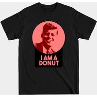 I Am A Donut - Kennedy - T-shirt pour hommes en noir — T-shirts pour hommes