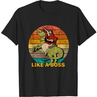 T-shirt Jésus sur un raptor pour hommes — T-shirts pour hommes