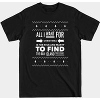 Oak Island Curse Men's T-Shirt - Christmas Sweater Design
