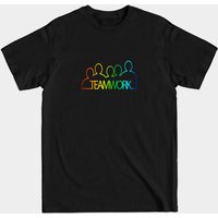 Teamwork Men's T-Shirt in Black
