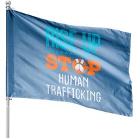 Drapeaux de Maison Rise Up Stop Human Trafficking Save Our Children — Drapeaux décoratifs