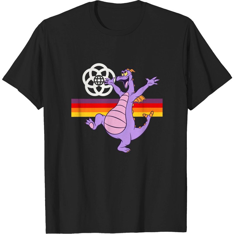 T-shirt Figment - Petit dragon violet de l'imagination
