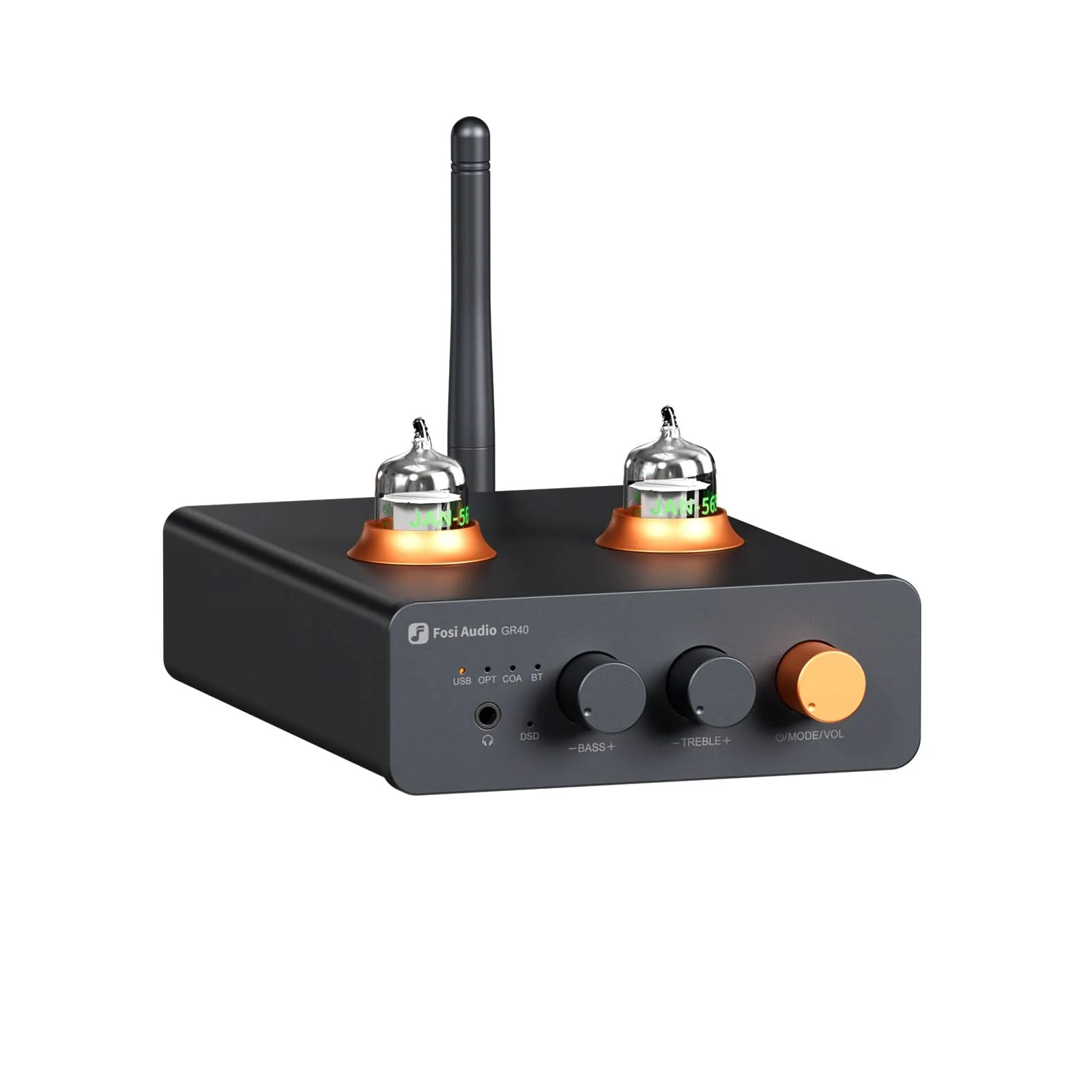 Fosi Audio GR40 Tube DAC Amplificateur et préampli pour casque — Écouteurs sans fil