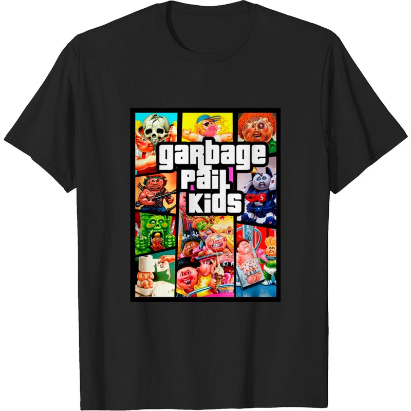 T-shirt GPK GTA Parody Garbage Pail Kids pour hommes — T-shirts pour hommes