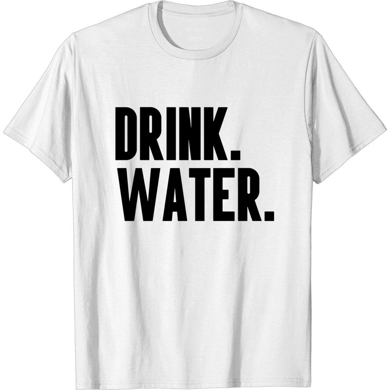 T-shirt Drink Water - Drinking pour hommes — T-shirts pour hommes