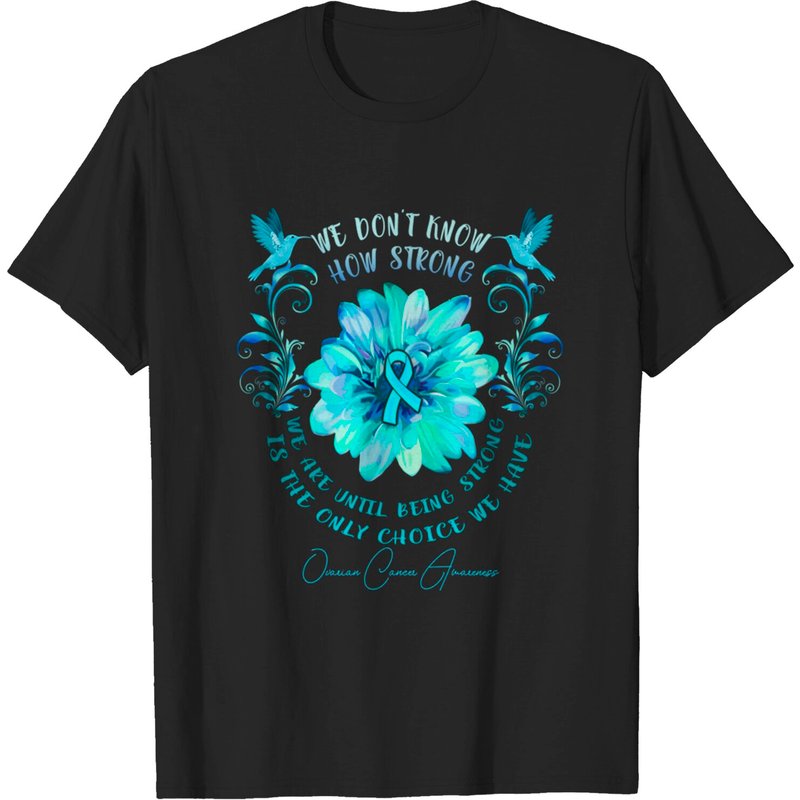 T-shirt pour hommes - Sensibilisation au cancer de l'ovaire
