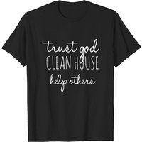 T-shirt pour hommes Trust God Clean House Help Others — T-shirts pour hommes