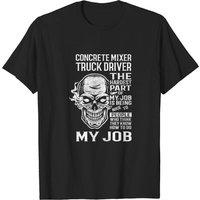 T-Shirt Conducteur de Camion Malaxeur à Béton pour Hommes