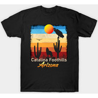 T-shirt noir pour hommes Catalina Foothills