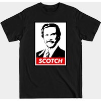 T-shirt pour hommes Ron Burgundy Scotch