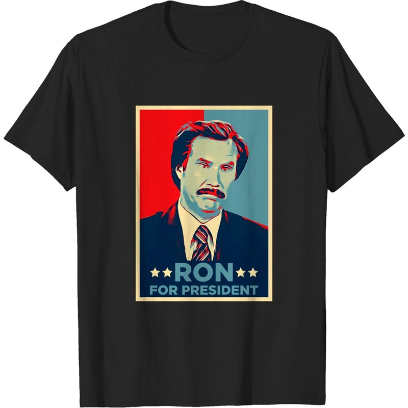 T-shirt Ron Burgundy Pour Président Anchorman pour Hommes — T-shirts pour hommes
