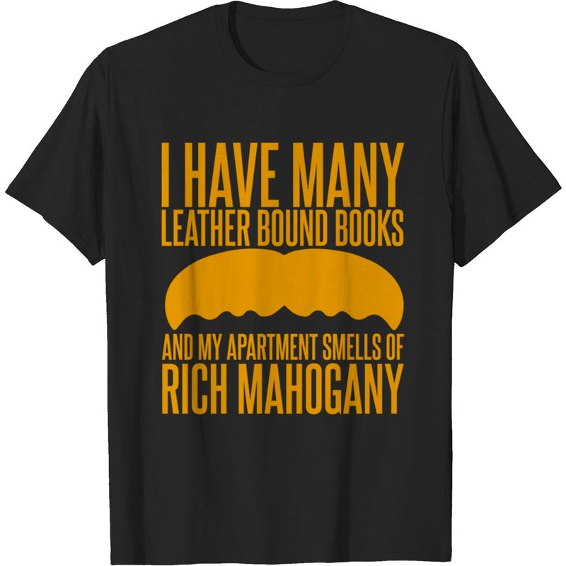 J'ai de nombreux livres reliés en cuir - T-shirt Anchorman pour hommes