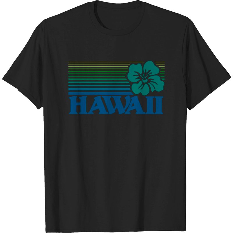 T-shirt pour hommes Hawaii en noir — T-shirts pour hommes