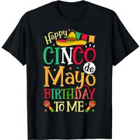 T-shirt Mexicain Joyeux Anniversaire Cinco de Mayo — T-shirts pour hommes