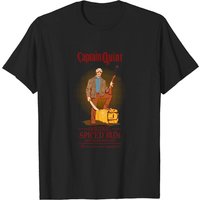 T-shirt Captain Quint Spiced Rum Film Les Dents de la Mer pour Hommes