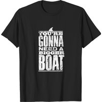 T-shirt Noir pour Hommes Jaws