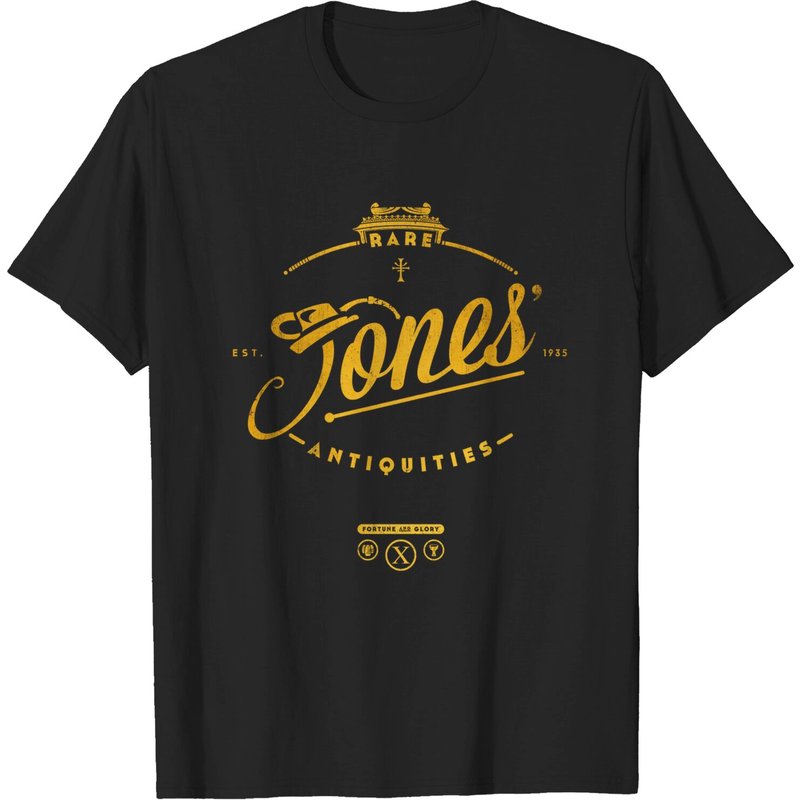 T-shirt pour hommes Indiana Jones - Jones' Rare Antiquities or