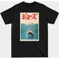 T-shirt pour hommes Jaws Japan Poster