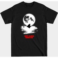 T-shirt Jaws Graphique Pleine Lune pour Hommes
