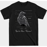 Edgar Allan Poe Quoth The Raven Nevermore Men's T-Shirt — Mens T Shirts