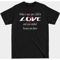 Quand je t'ai vu, je suis tombé amoureux T-Shirt pour hommes - William Shakespeare — T-shirts pour hommes