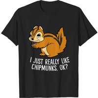 T-shirt pour hommes I Just Really Like Chipmunks - Chipmunk