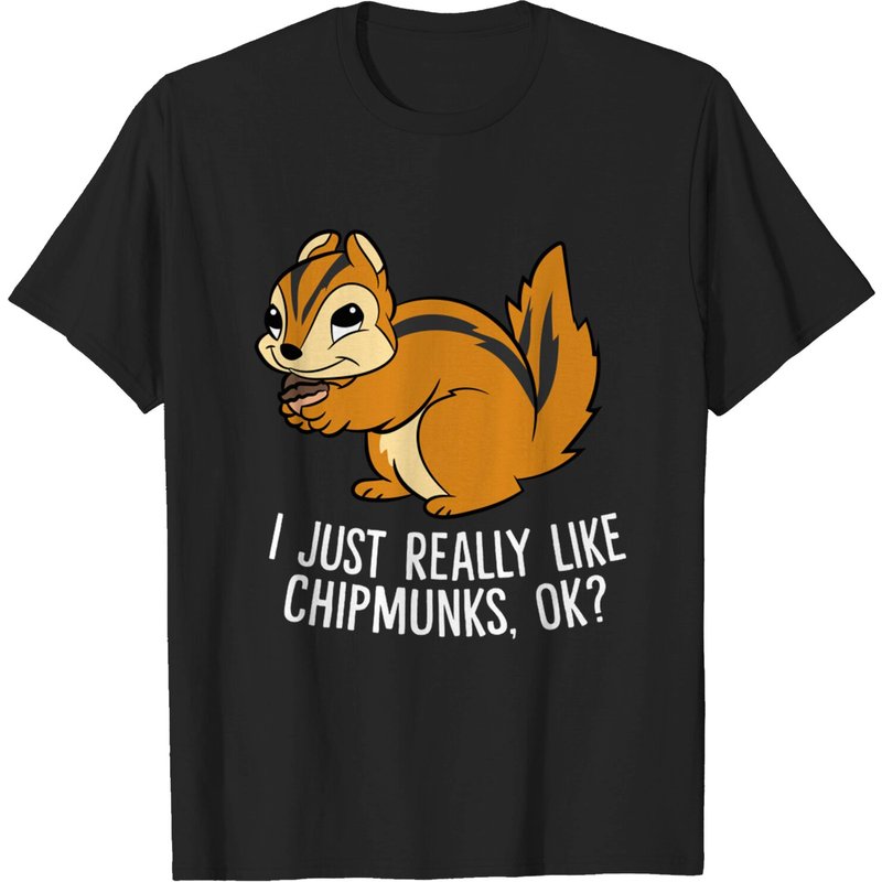T-shirt pour hommes I Just Really Like Chipmunks - Chipmunk — T-shirts pour hommes