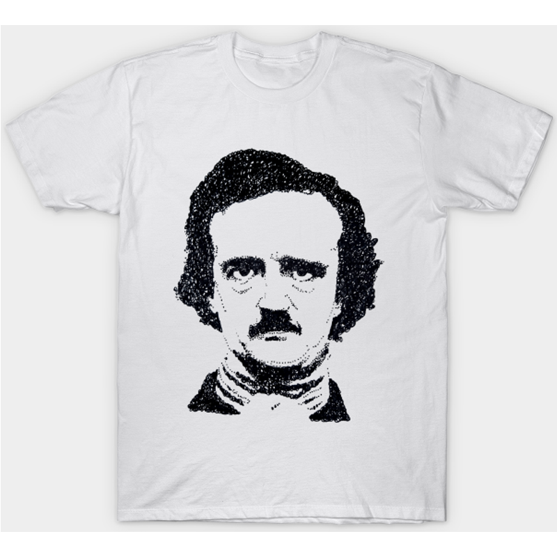 T-shirt Poe Dots Edgar Allan Poe pour hommes — T-shirts pour hommes