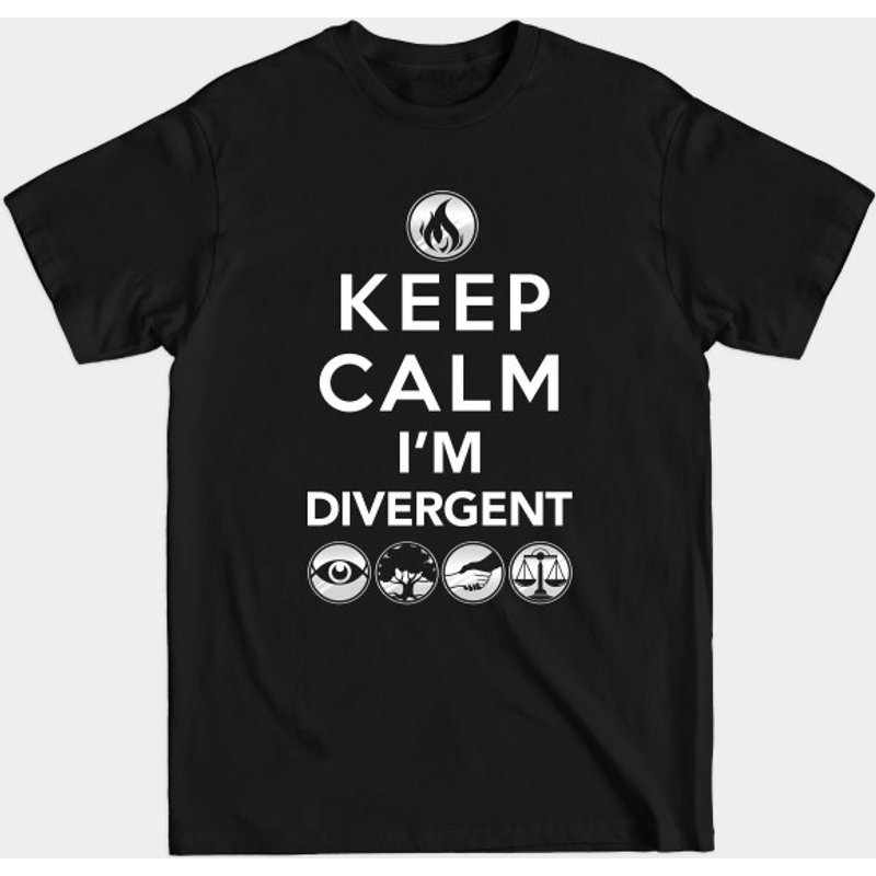 Keep Calm I'm Divergent T-shirt pour hommes — T-shirts pour hommes