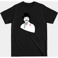 T-shirt pour hommes Hercule Poirot Agatha Christie — T-shirts pour hommes