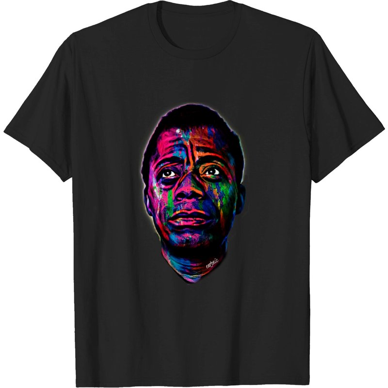 BHM: James Baldwin Men's T-Shirt in Black