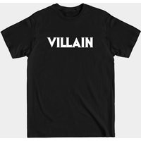Villain Men's Black T-Shirt