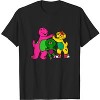 Barney And Friends Men's T-Shirt in Black