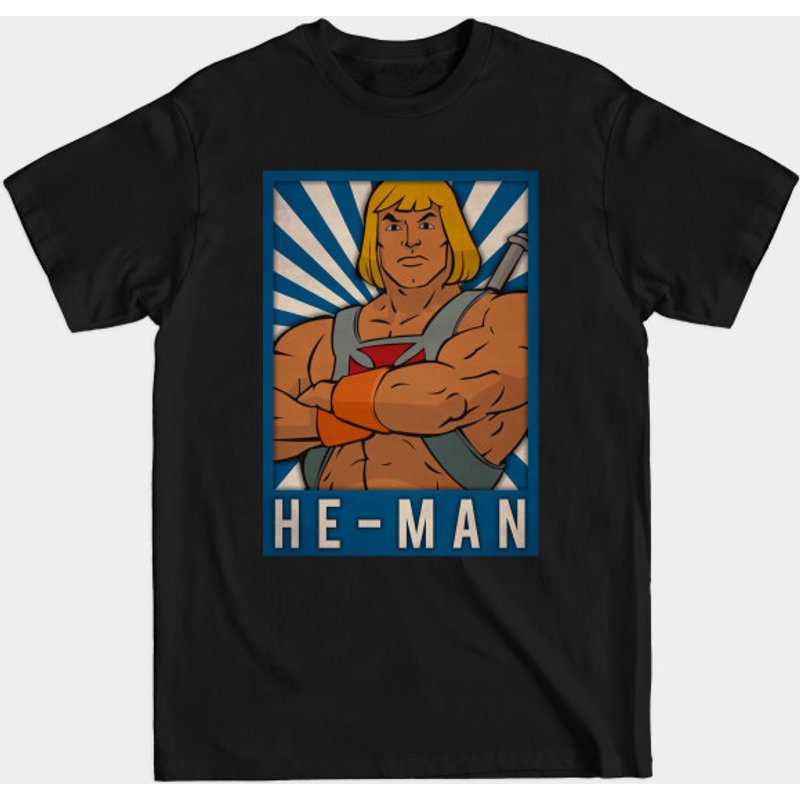 He-Man Men's Black T-Shirt
