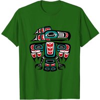 T-shirt pour hommes Totem du corbeau natif Haida Tlingit — T-shirts pour hommes