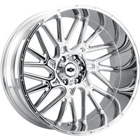 Roues Vision Off Road 404 Brawl Chrome - 20x10 - 5x127 -25 Offset