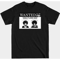 Angela Davis Wanted Men's T-Shirt in Black
