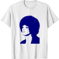 T-shirt pour hommes Angela Davis en cendre