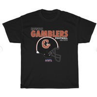 T-shirt pour hommes Houston Gamblers en noir — T-shirts pour hommes