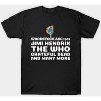 T-shirt pour hommes Woodstock Festival - Noir — T-shirts pour hommes