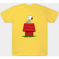 Snoopy Hug Woodstock Men's T-Shirt in Black