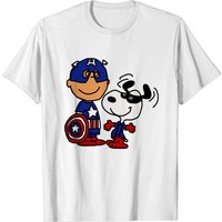 T-shirt pour hommes Captain Snoopy — T-shirts pour hommes